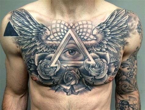 diseo de tatuajes en el pecho|Diseños de Tatuajes en el Pecho con su Significado